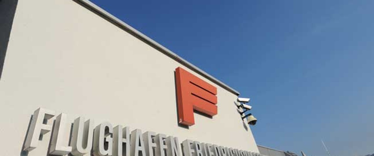 Bodensee-Airport Friedrichshafen: Zu wenig Passagiere um überleben zu können.