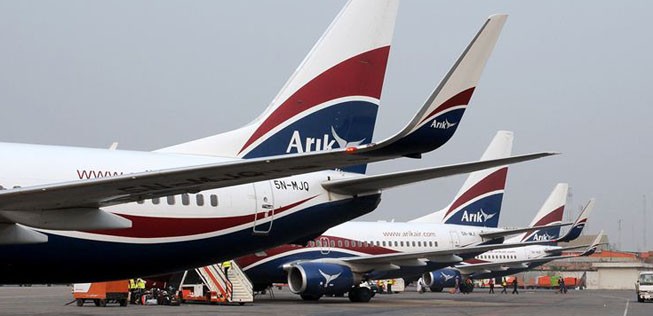 Boeing 737 von Arik Air: Mit Fliegern dieser Airline geht NG Eagle an den Start.