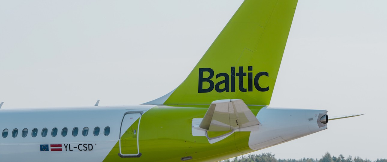 Airbus A220 von Air Baltic:  Bald in Wien und Brüssel?