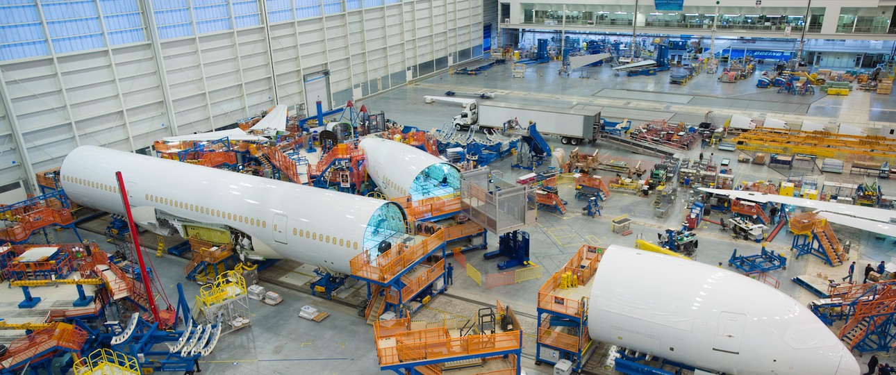 Dreamliner-Produktion: Bald weniger zu tun.