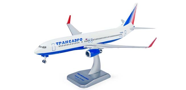 Modell einer Boeing 737 von Transaero: Die Fluglinie reduziert die Flotte.