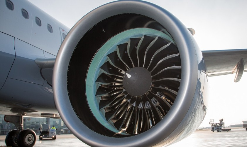 P&amp;W-Triebwerk an einem A320 Neo von Lufthansa: Drei Jet stehen aktuell still.