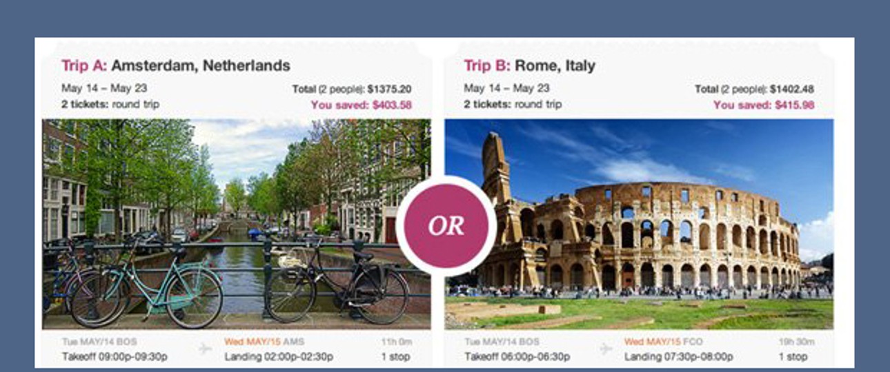 Amsterdam oder Rom? Getgoing entscheidet.