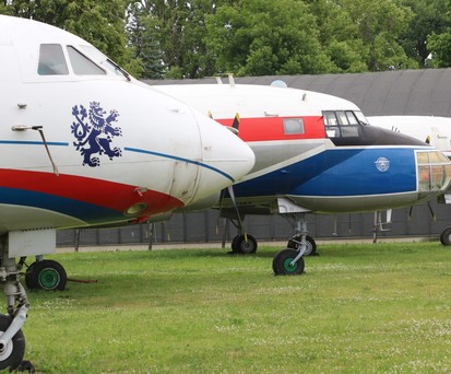 Flugzeugmuseum in Kbley: Russische Flugzeuge sind sehr stark vertreten.