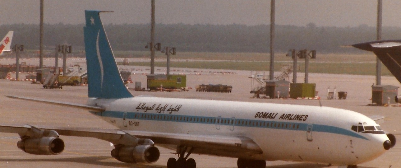 Boeing 707 von Somalia Airlines in Frankfurt (1987): Die Airline soll wieder starten.