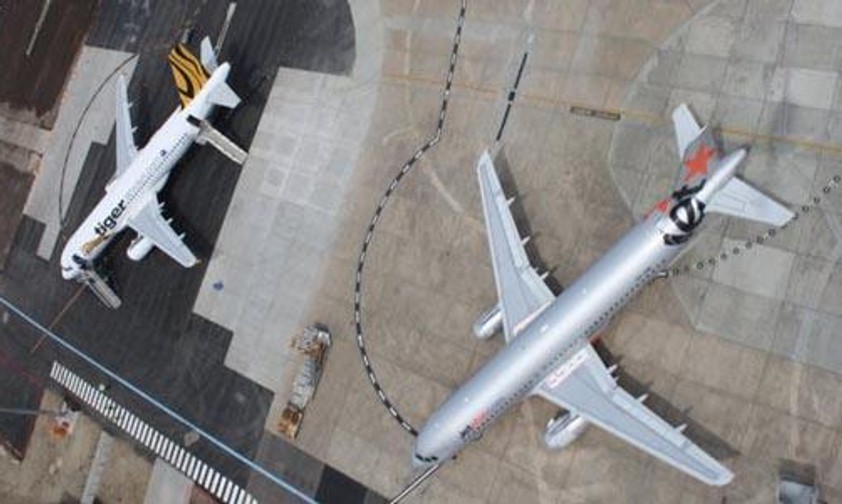 Flugzeuge am Avalon Airport: Bald auch Verkehr aus China.