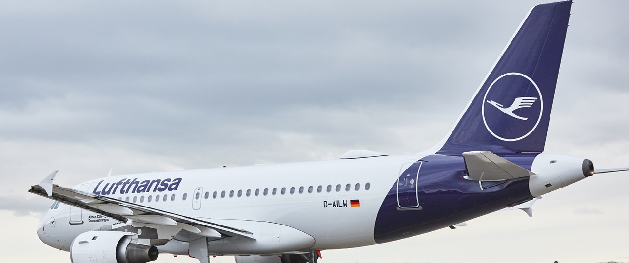 Airbus A319 von Lufthansa: Plötzlich das ideale Flugzeug.