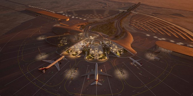 Animation des Red Sea Airports: 2030 soll der Flughafen eine Million Reisende abfertigen.
