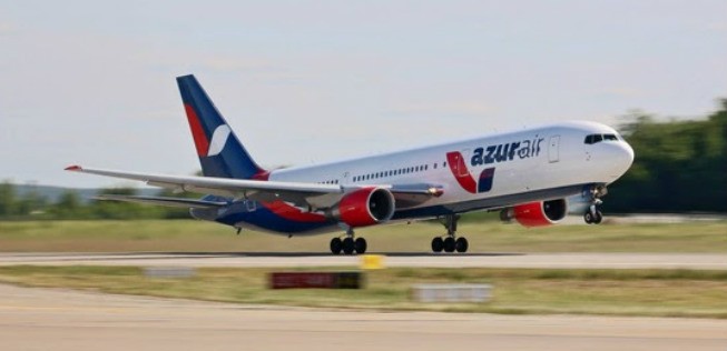 Boeing 767 von Azur Air: Start mit Schwierigkeiten.
