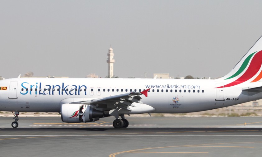 Airbus A320 von Sri Lanka Airlines: Die Fluglinie hat hohe Schulden.