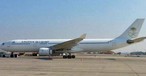 Der Saudia-A330 in Tel Aviv: Der Flieger dürfte eigentlich gar nicht dort sein.