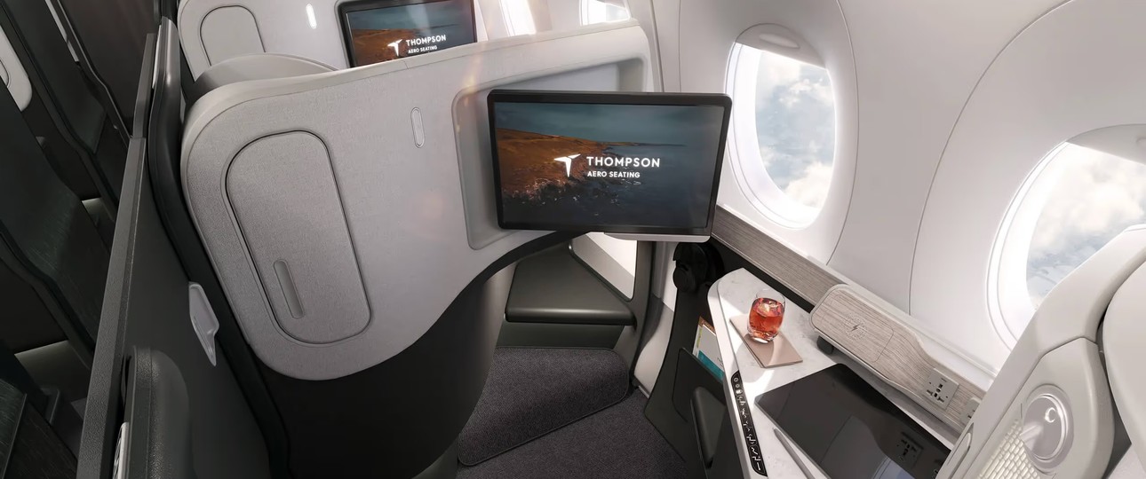 Der Vantage-Nova-Sitz von Thompson Aero Seating: Wird auch bei Thai Airways eingesetzt werden.