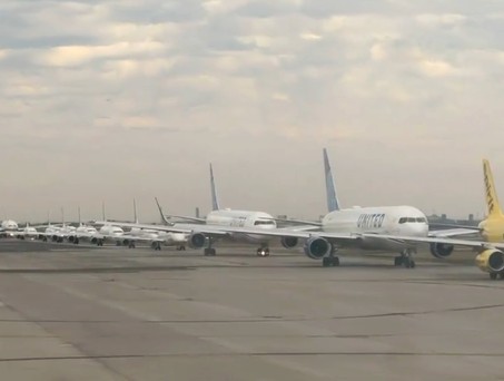 newark flugzeugschlange