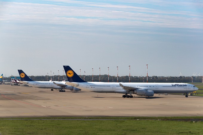 Lufthansa wird verwertbare Teile ausbauen.