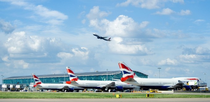 Platz 3: London Heathrow mit 22,1 Millionen Fluggästen nach dem Spitzenwert von 80,9 Millionen im Jahr 2019.