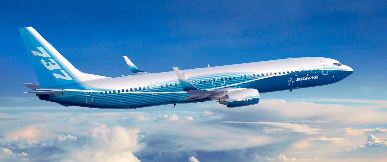 Boeing 737-900 ER: Kann auch mit Paneel statt Notausgang fliegen.