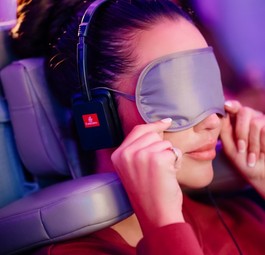 U-Dream-Headrest im Einsatz: Aktuell nur auf drei Airbus a350 verfügbar.