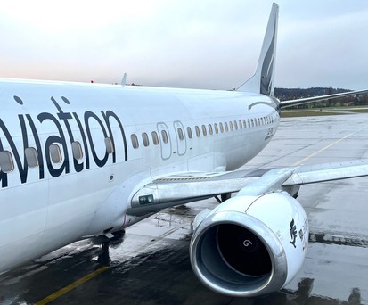 Boeing 737 von GP Aviation: Der Chef der Airline wurde verhaftet.