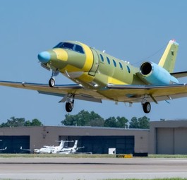 Cessna Citation Ascend: Der zweite Testflieger beim Erstflug.