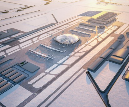 Der Vorschlag von Chapman Taylor für den neuen polnischen Airport.