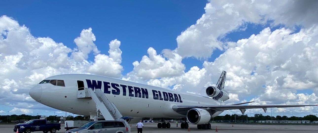 McDonnell Douglas MD-11 von Western Global Airlines: Die Fluglinie hat nur noch ein einsatzbereites Fliugzeug.