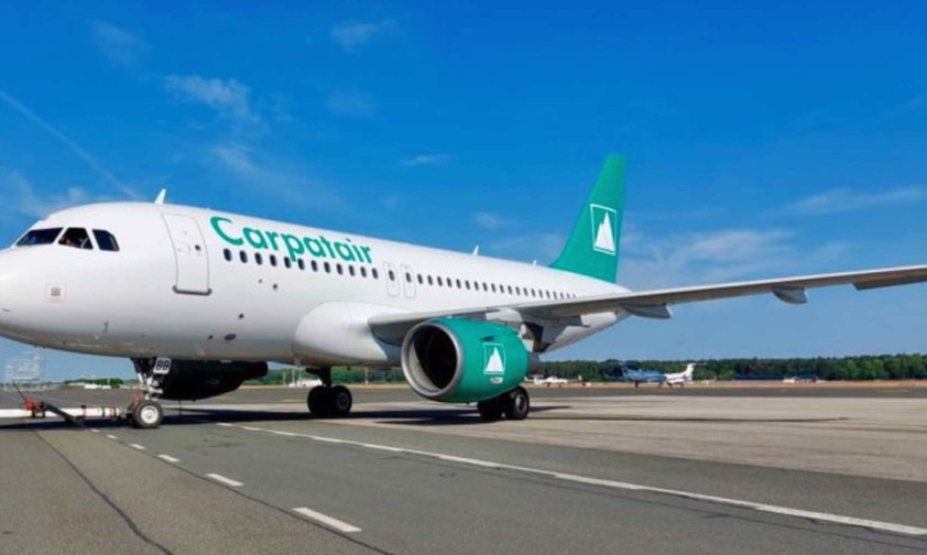 Airbus A319 von Carpatair: Die rumänische Fluggesellschaft betreibt zwei Exemplare des Modells.