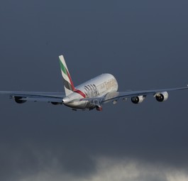 Airbus A380 von Emirates: Bald öfter in London zu sehen.