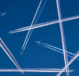 Flugzeuge am Himmel: Die Spitzenviertelstunde war 2024 am 6. September.