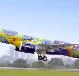 Die wohl prachtvollste Embraer E195-E2 hat Azul geschaffen.