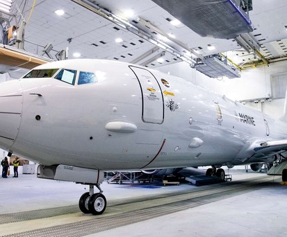 Boeing P8-A für die Bundeswehr: Das erste Flugzeug hat Anfang des Jahres die Lackierung erhalten.