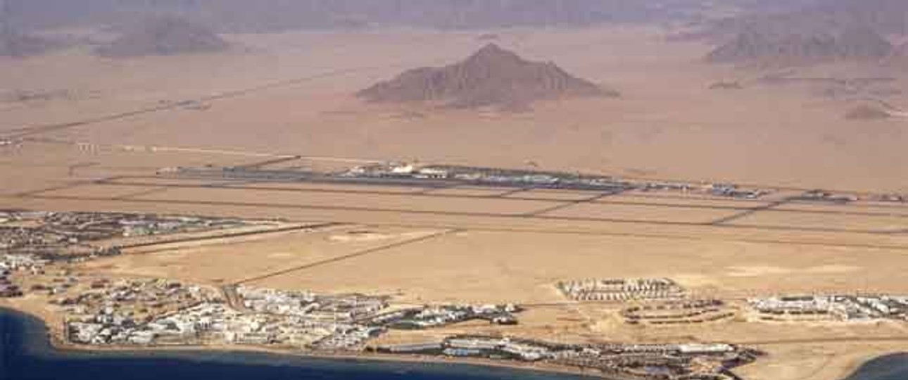 Flughafen Sharm El-Sheik: Immer weniger Flüge.