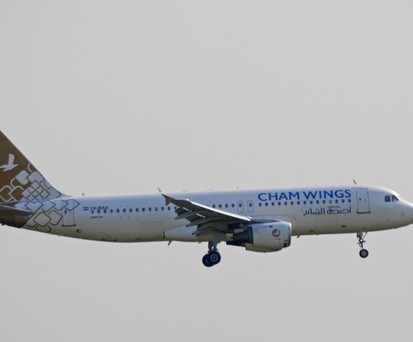 Ein A320 von Cham Wings: Die syrische Airline soll Geflüchtete befördern.
