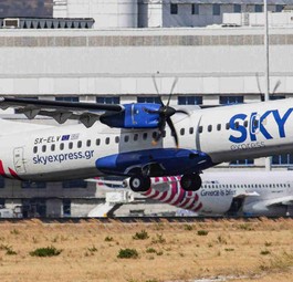Eine ATR-72-600 von Sky Express: 2024 übernimmt die Airline vier fabrikneue Exemplare.
