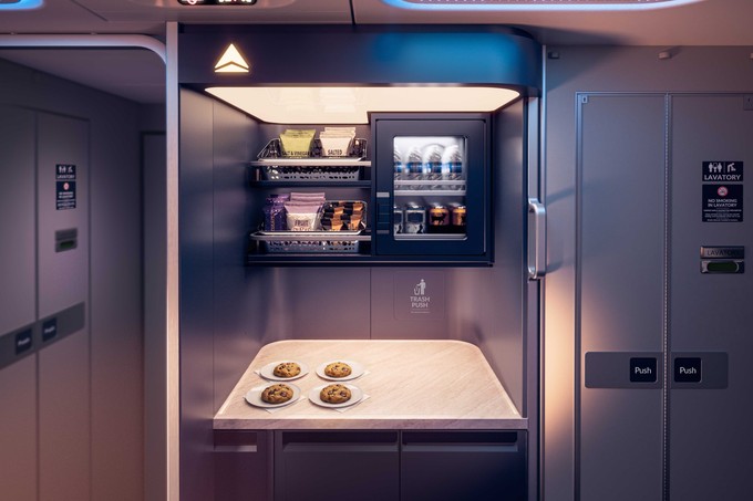Delta führt Snackautomaten ein.