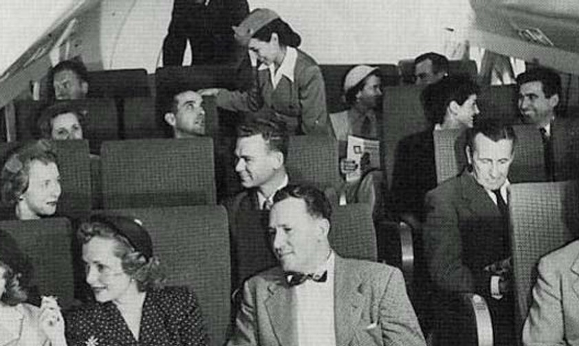 Tourist Class: Pan Am führte 1945 den Vorläufer der Economy Class ein.