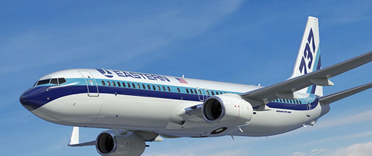 Boeing 737-800 in der Bemalung von Eastern Air Lines: Flottenstrategie wirft noch Fragen auf.