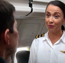Der Business-Class-Passagier, der nicht mit einer Pilotin fliegen will