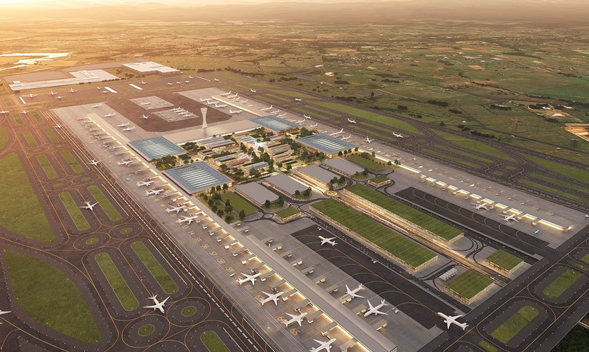 Concept rendering of Western Sydney International Airport: More capacity for the Australian city.