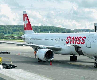 Airbus A320 von Swiss: Damit Flugzeuge pünktlich abfliegen können, muss im ganzen Luftverkehrssystem alles perfekt funktionieren.