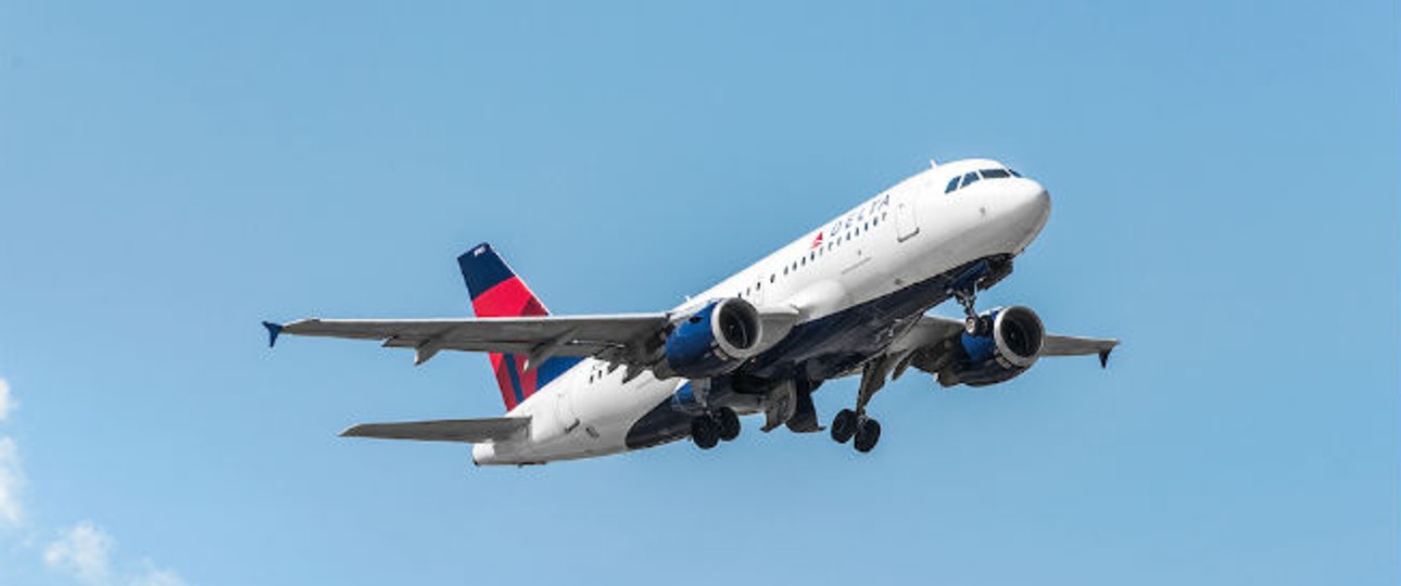 Airbus A319 von Delta: Die Fluglinie will mit Westjet zusammenspannen.