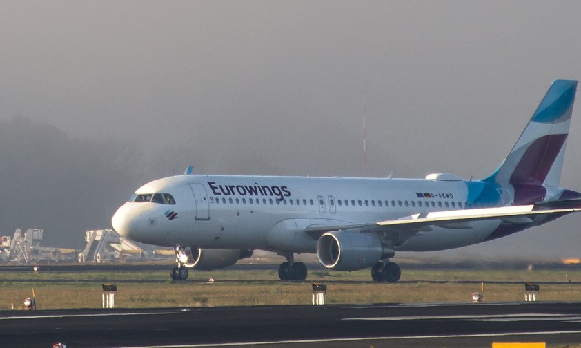 Airbus A320 von Eurowings: Die Airline war nicht immer als Billigflieger unterwegs.
