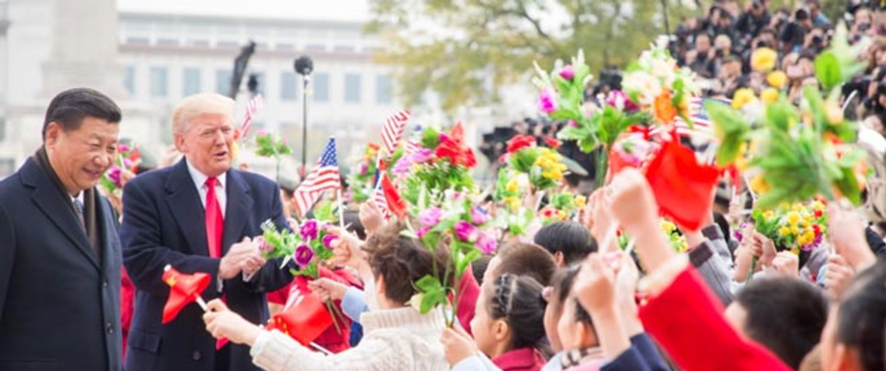 Donald Trump in China: Neue Orders sind gar nicht neu.