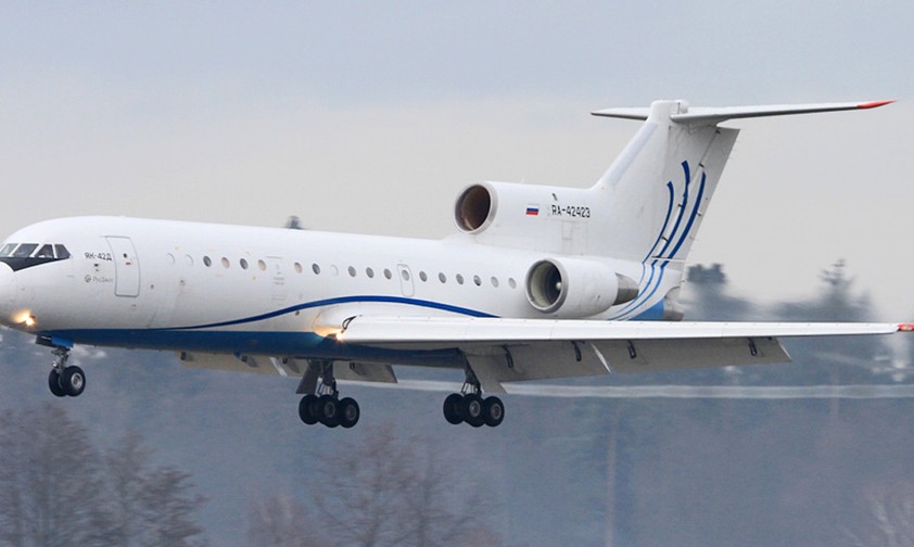 Yakovlelv Yak-42: Kann nicht bei russischen Airlines landen.