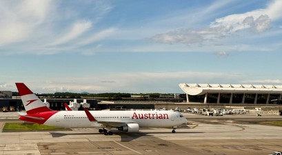 Boeing 767 von Austrian Airlines in Washington: Die Airlines ist besonders pünktlich unterwegs.