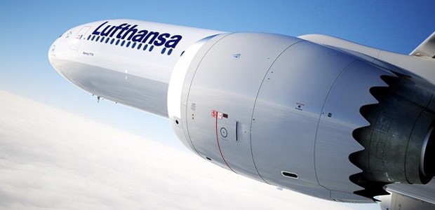 Boeing 777 X in den Farben von Lufthansa: Flottenausbau kommt wohl nicht wie geplant.