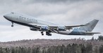 Boeing 747 von Sky Gates in Frankfurt-Hahn: Der Jumbo-Jet hat jetzt ein aserbaidschanisches Kennzeichen.