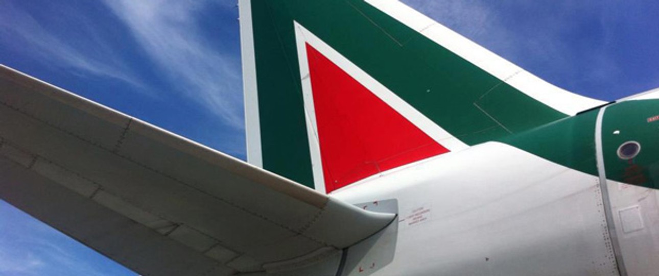 Alitalia-Jet: Airline inmitten der Eurokrise.