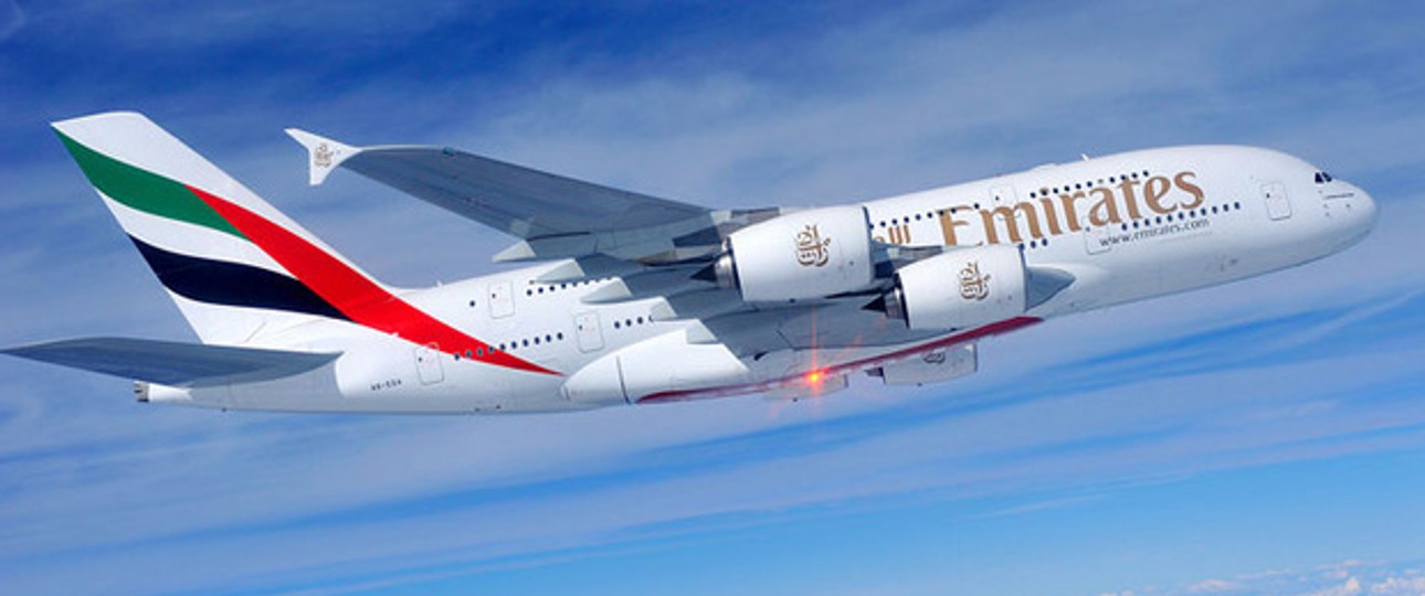 A380 von Emirates: Er soll steilere Landungen fliegen als andere Flieger.