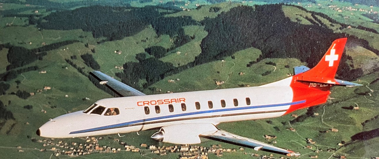 Fairchild Swearingen Metro bei Crossair: Die Schweizer Regionalairline begann mit dem Modell.