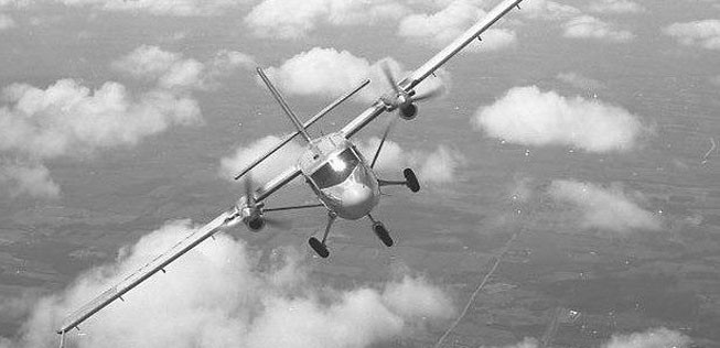 Am 20. Mai 1965 flog die DHC 6 Twin Otter zum allerersten Mal. Die Turbopropmaschine ist 15,8 Meter lang und weist eine Spannweite von 19,8 Meter auf.